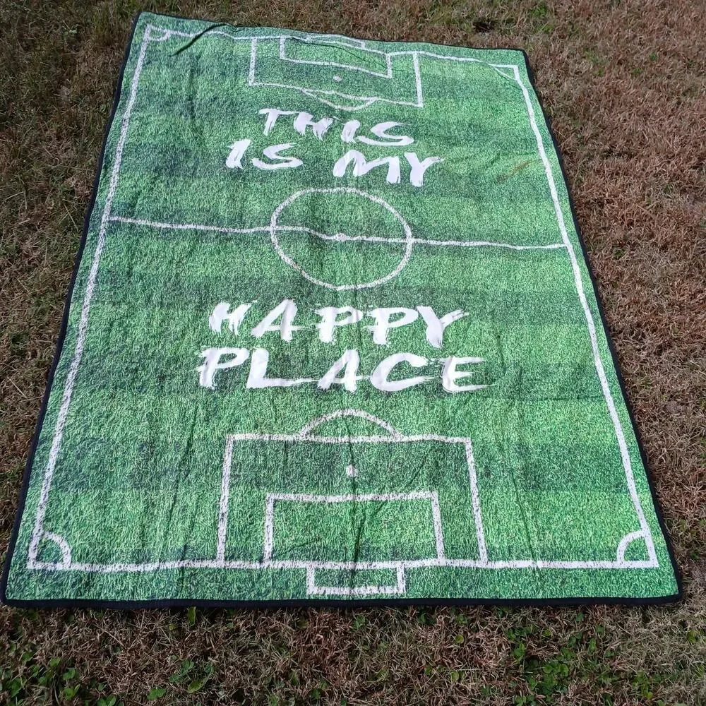 Soccer Field Anti-slip Carpet Bedroom Living Room Kitchen Floor Rug 47*71 inches